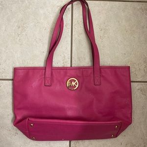 Pink Michael Kors tote